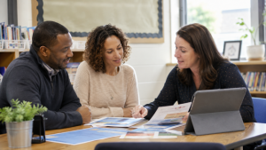 parent engagement design for school family updates